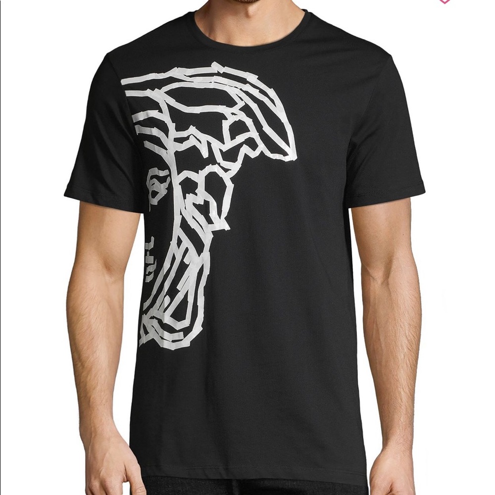 Versace Collection Half Medusa T-shirt Black
